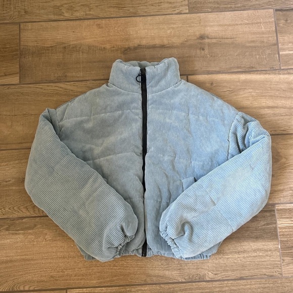 Light blue bomber jacket - Picture 1 of 2